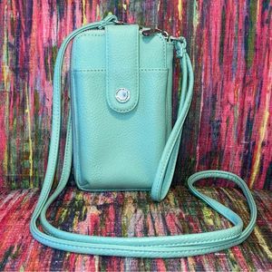 Safekeeper Teal Crossbody/ Wristlet